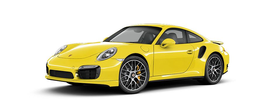 Porsche 911 Turbo S Racing Yellow