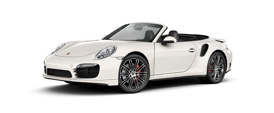 Porsche 911 Turbo Cabriolet Carrara White Metallic