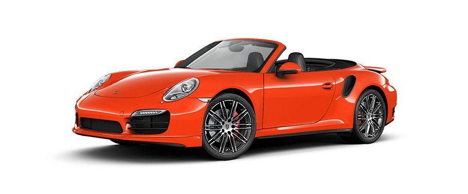 Porsche 911 Turbo Cabriolet Lava Orange