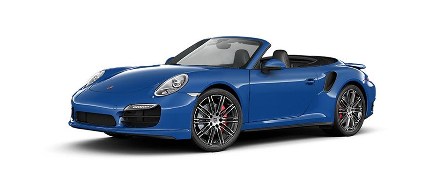 Porsche 911 Turbo Cabriolet Sapphire Blue Metallic