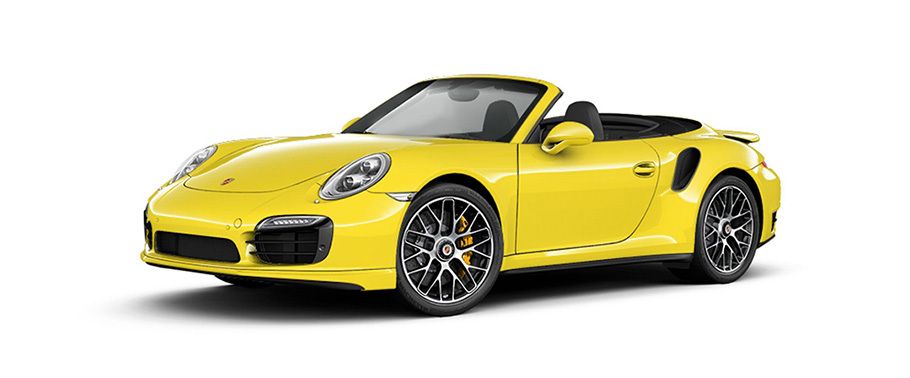 Porsche 911 Turbo S Cabriolet Racing Yellow Porsche 911 Turbo S Cabriolet Racing Yellow