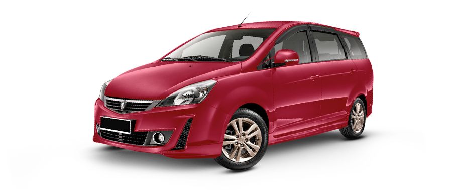 Proton Exora Turbo Plum Red Proton Exora Turbo Plum Red