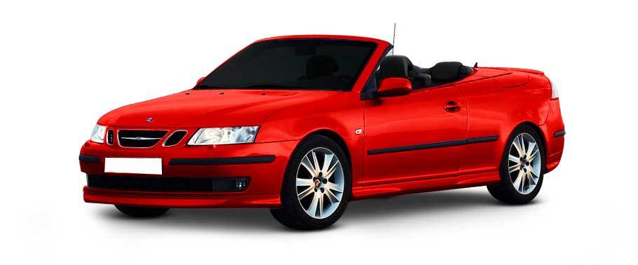 Saab 9-3 Convertible Red Saab 9-3 Convertible Red