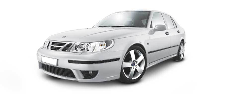 Saab 9-5 Sedan White Saab 9-5 Sedan White