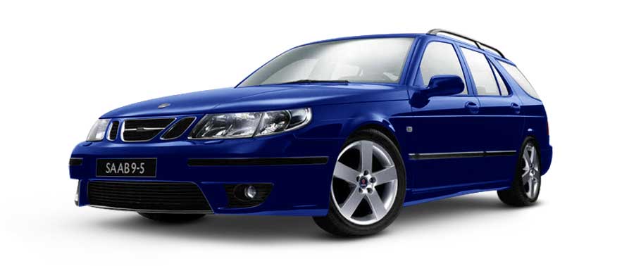 Saab 9-5 SportWagon Blue Saab 9-5 SportWagon Blue