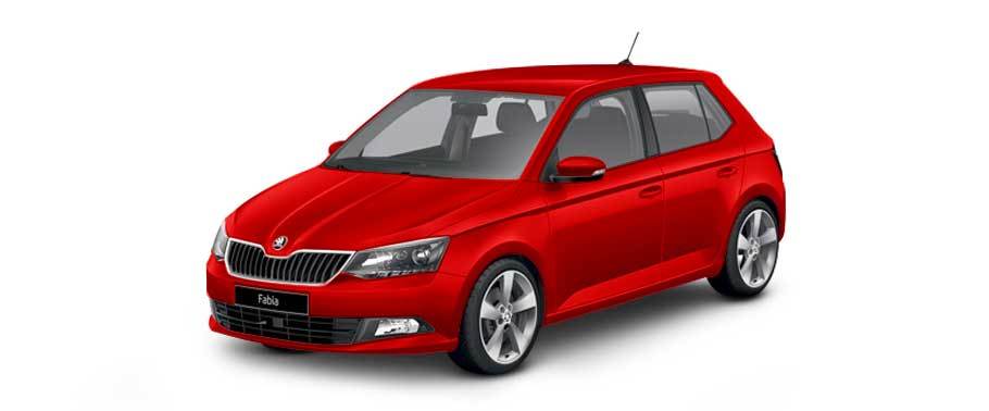 Skoda Fabia Red