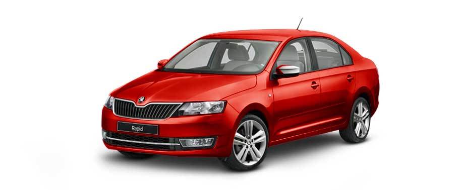 Skoda Rapid Corride Red Skoda Rapid Corride Red