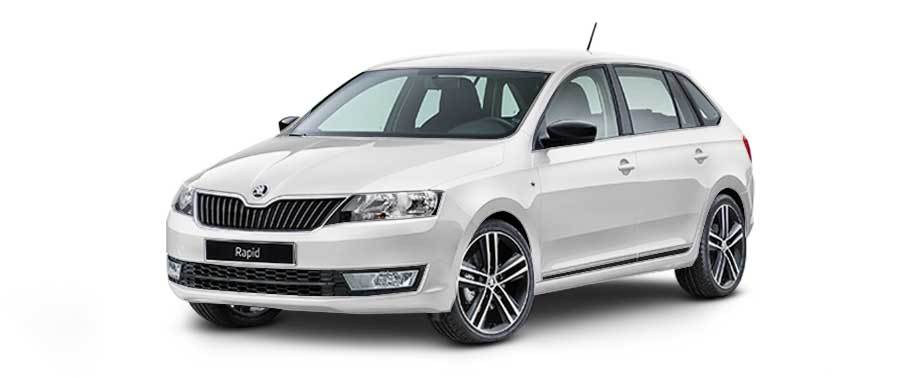 Skoda Rapid Spaceback Moon White Skoda Rapid Spaceback Moon White
