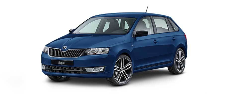 Skoda Rapid Spaceback Race Blue Skoda Rapid Spaceback Race Blue