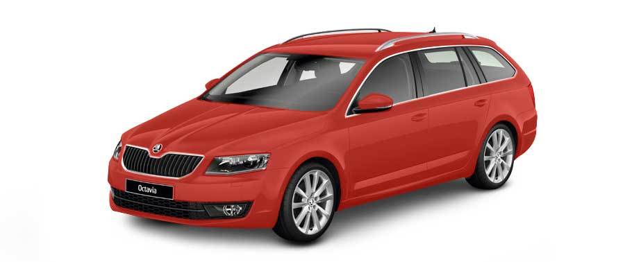 Skoda Octavia Combi Corrida Red Skoda Octavia Combi Corrida Red