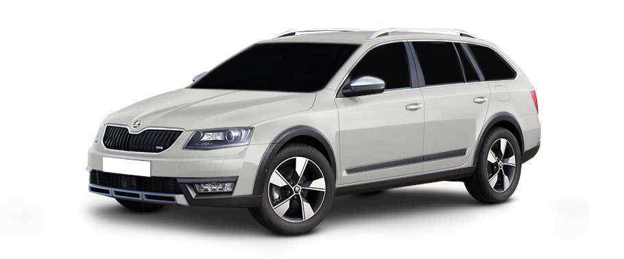 สโกด้า ออคตาเวีย สเกาท์ Pearl White สโกด้า ออคตาเวีย สเกาท์ Pearl White