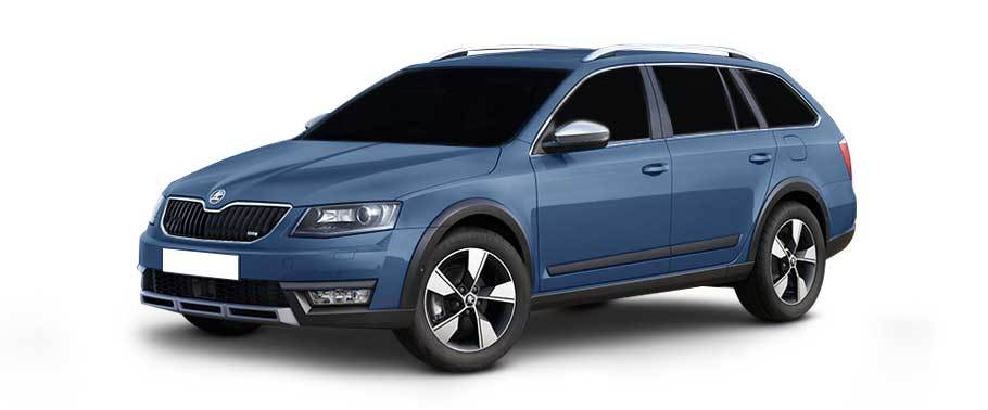 สโกด้า ออคตาเวีย สเกาท์ Race Blue สโกด้า ออคตาเวีย สเกาท์ Race Blue