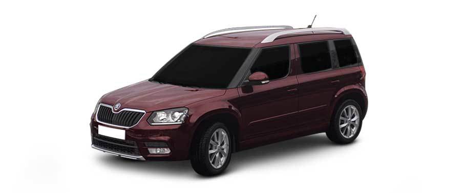 Skoda Yeti Rosso Brunello