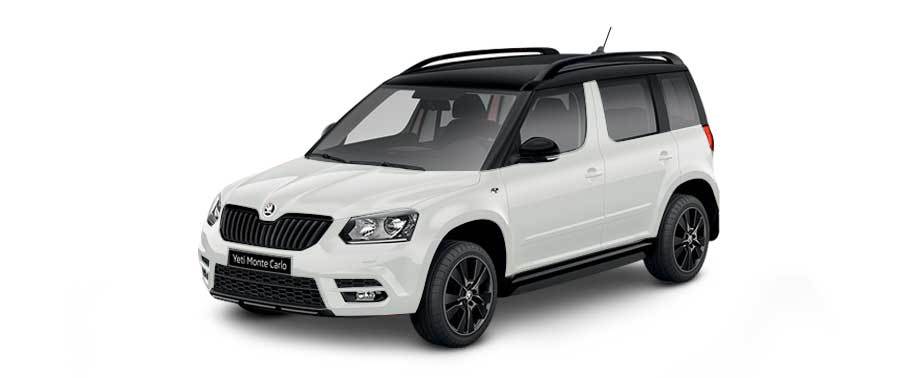 Skoda Yeti Monte Carlo Moon White