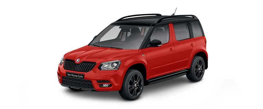 Skoda Yeti Monte Carlo Red