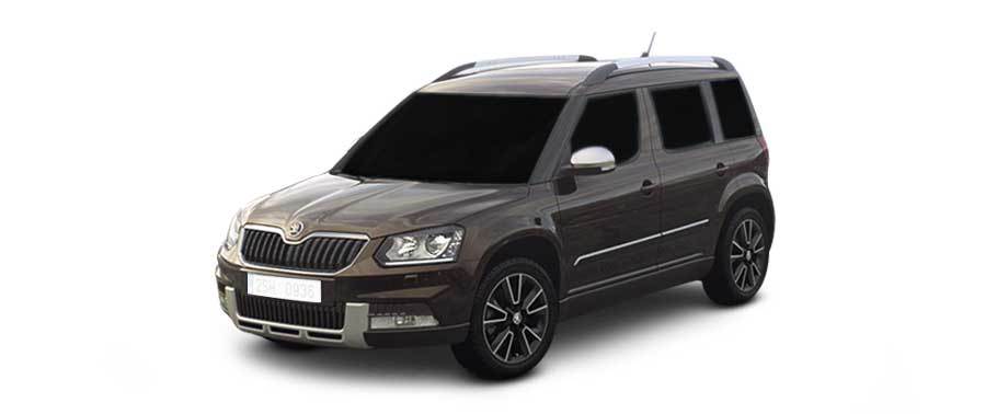 Skoda Yeti outdoor Megnetic Brown Skoda Yeti outdoor Megnetic Brown