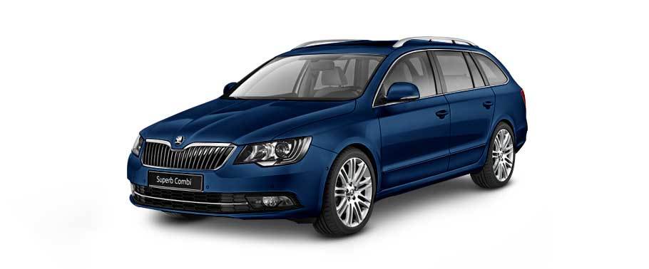 Skoda Superb Combi Pacific Blue Skoda Superb Combi Pacific Blue