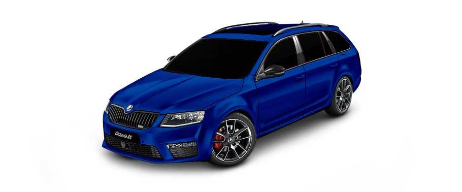 Skoda Octavia Combi RS Blue Skoda Octavia Combi RS Blue