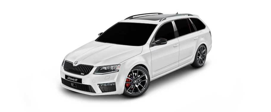Skoda Octavia Combi RS Candy White Skoda Octavia Combi RS Candy White