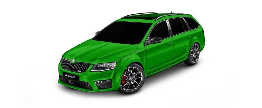Skoda Octavia Combi RS Green Skoda Octavia Combi RS Green
