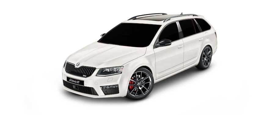 Skoda Octavia Combi RS Pearl White Skoda Octavia Combi RS Pearl White