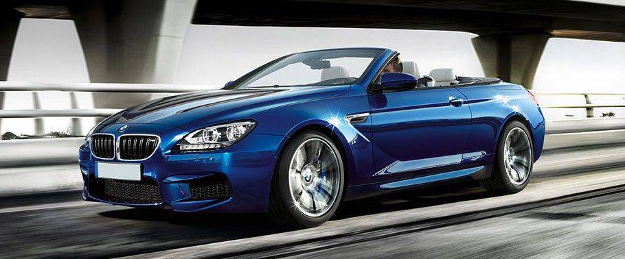 BMW M6 Convertible Blue BMW M6 Convertible Blue