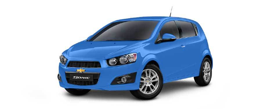 Chevrolet Sonic Oceanic Blue