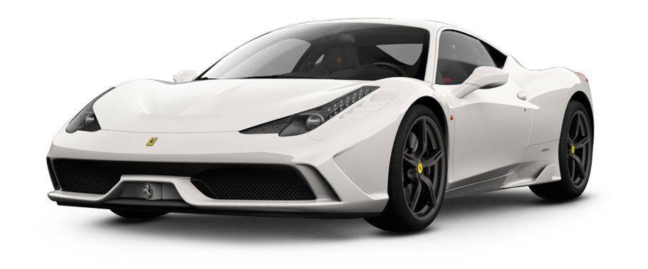 เฟอรารี่ 458 สเปชิเล Bianco Avus เฟอรารี่ 458 สเปชิเล Bianco Avus