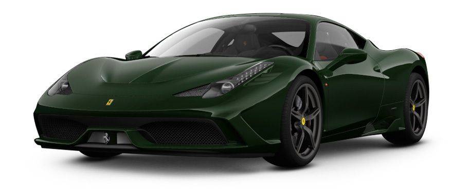 เฟอรารี่ 458 สเปชิเล Verde British เฟอรารี่ 458 สเปชิเล Verde British