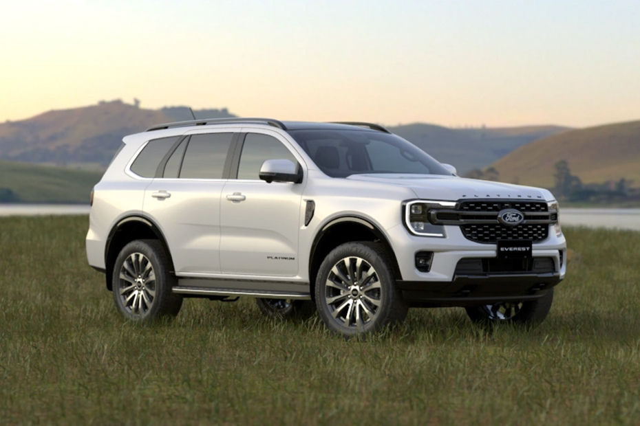 Ford Everest Platinum Snowflake White Ford Everest Platinum Snowflake White