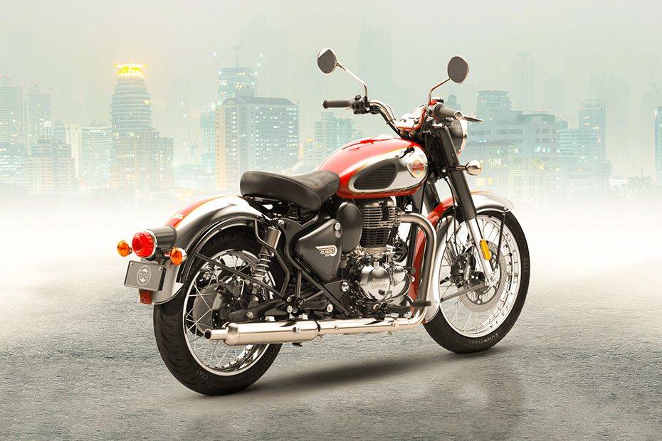 Royal Enfield Classic 350 Back Side View Royal Enfield Classic 350 Back Side View