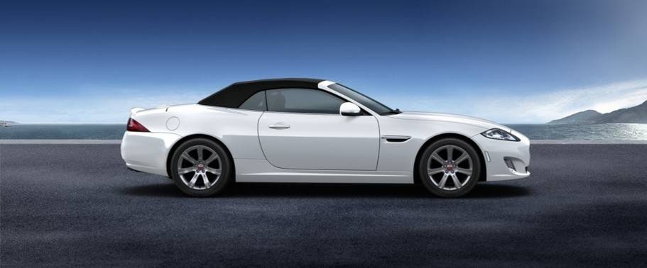 Jaguar XK Convertible Drivers Sideview Jaguar XK Convertible Drivers Sideview