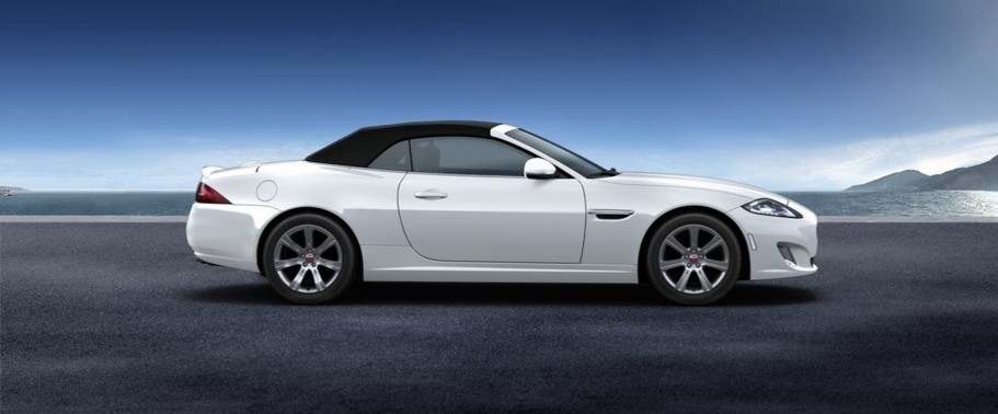 Jaguar XKR Convertible Drivers Sideview Jaguar XKR Convertible Drivers Sideview