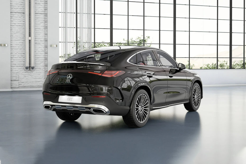 GLC Coupe Rear angle view