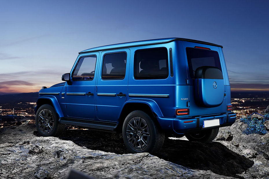 Rear Cross Side View of Mercedes-Benz G-Class	 Electric