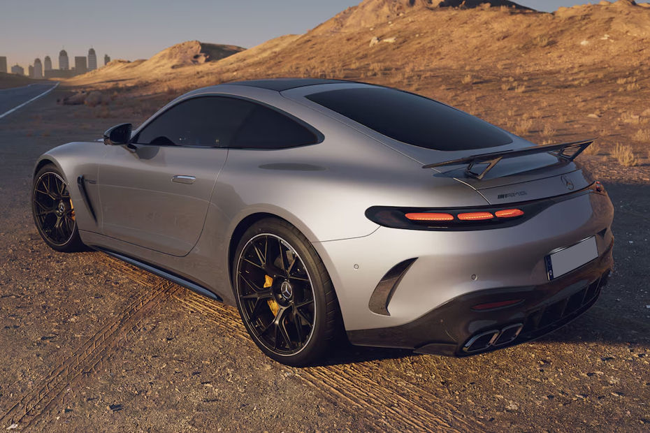 Rear Cross Side View of Mercedes-Benz AMG GT Coupe
