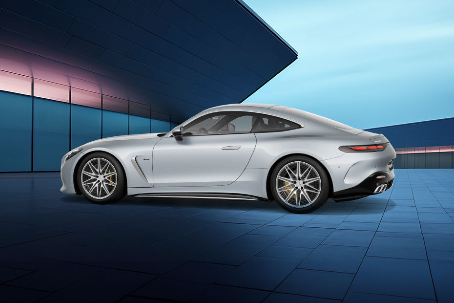 Rear Cross View of Mercedes-Benz AMG GT Coupe