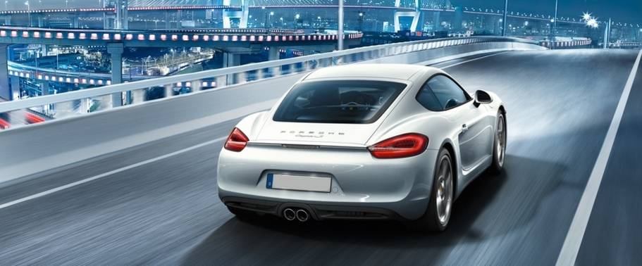 Cayman S Rear angle view Cayman S Rear angle view