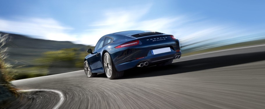 911 Carrera S Rear Low Angle View 911 Carrera S Rear Low Angle View