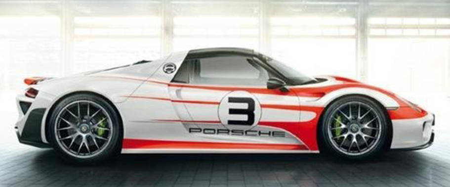 ปอร์เช่ 918 สปายเดอร์ ไวส์ซาค แพคเกจ Drivers Sideview ปอร์เช่ 918 สปายเดอร์ ไวส์ซาค แพคเกจ Drivers Sideview