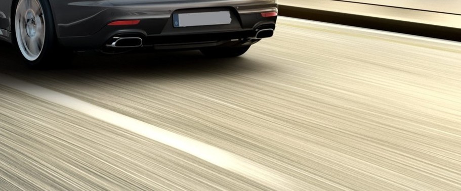 Exhaust Pipe of Porsche Panamera Diesel