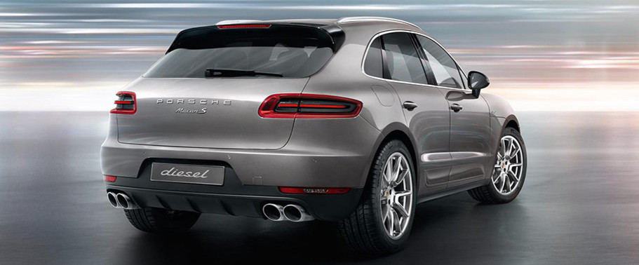 Macan S Diesel Rear angle view Macan S Diesel Rear angle view