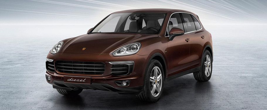 Porsche Cayenne Diesel Front Angle High View