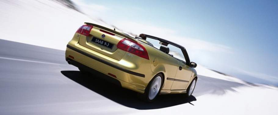 9-3 Convertible Rear angle view 9-3 Convertible Rear angle view