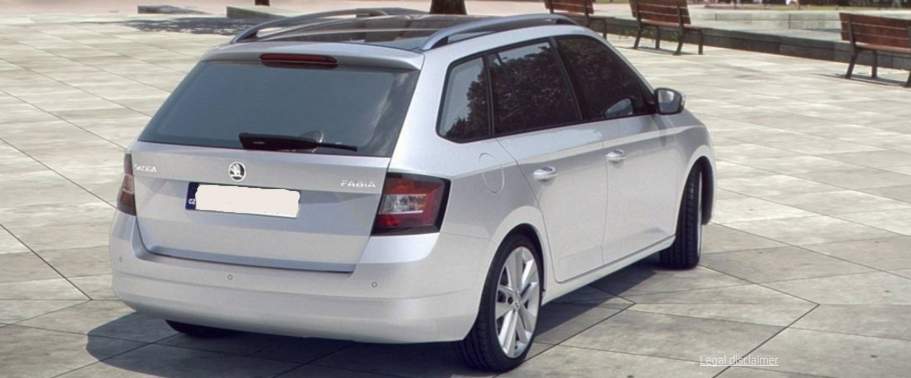 Fabia Combi Rear angle view Fabia Combi Rear angle view
