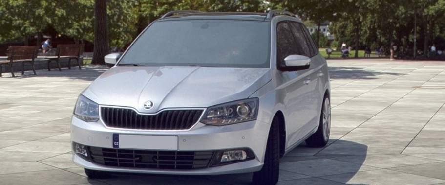 Fabia Combi Tilted Front View Fabia Combi Tilted Front View