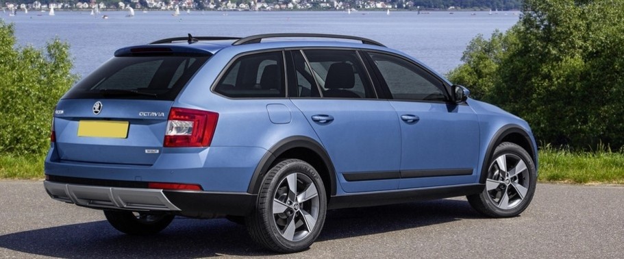 ออคตาเวีย สเกาท์ Side view ออคตาเวีย สเกาท์ Side view