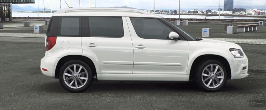 Skoda Yeti outdoor Drivers Sideview Skoda Yeti outdoor Drivers Sideview