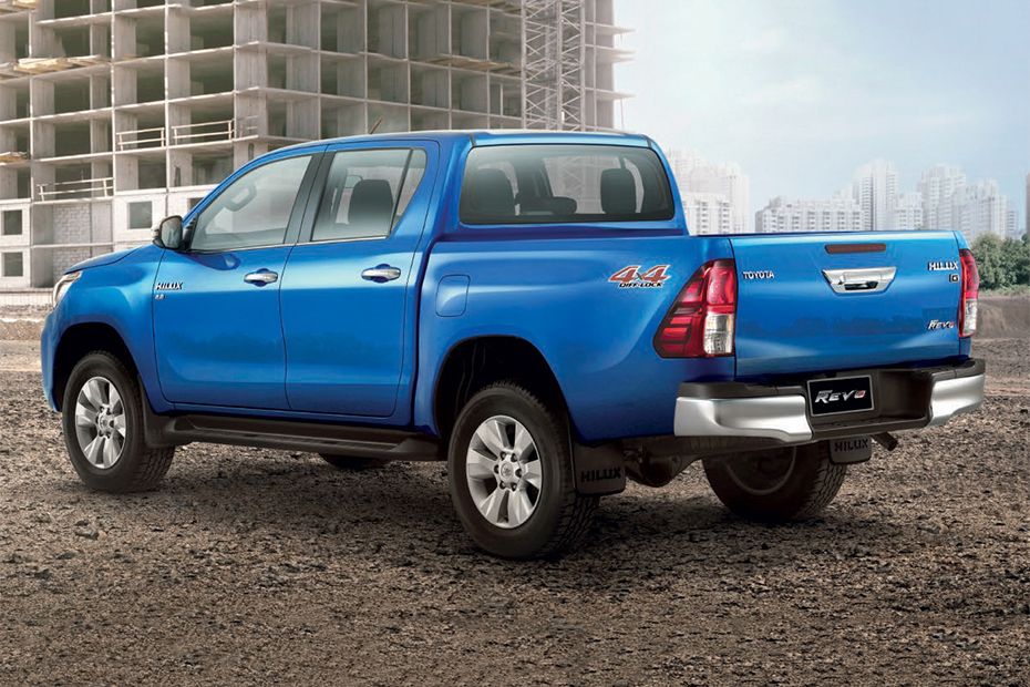 Rear Cross Side View of Toyota Hilux Revo Double Cab