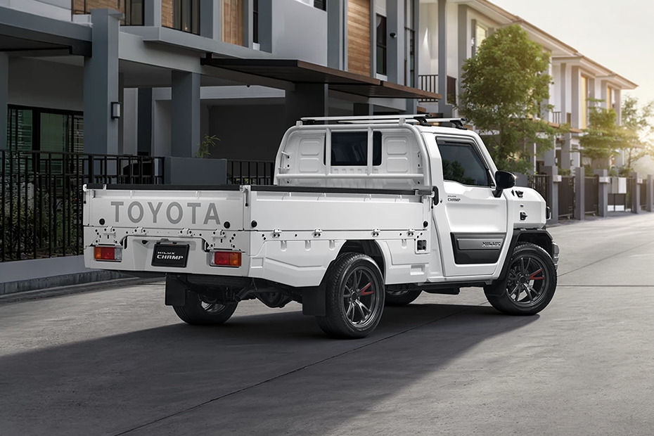 Hilux Champ Rear angle view